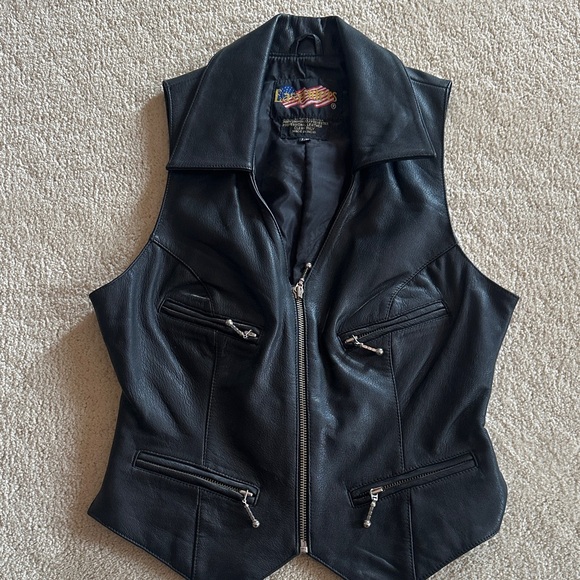 Easy Rider Jackets & Blazers - Black Leather Vest for Women